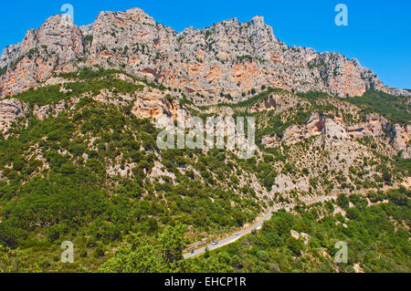 Parc Naturel Régional du Verdon, Provence, Gorges du Verdon , Provence-Alpes-Cote-d'Azur, France, Europe Banque D'Images