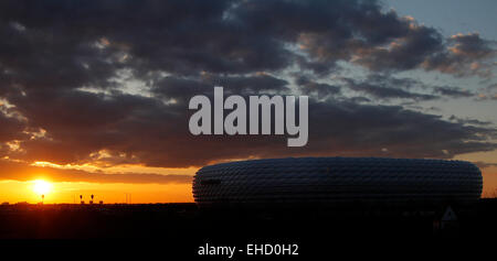 Munich, Allemagne. Mar 11, 2015. Une vue générale avant le match de la Ligue des Champions entre le Bayern Munich et le FC Shakhtar Donetsk. 11 mars 2015 à Munich, Allemagne. Credit : Mitchell Gunn/ESPA/Alamy Live News Banque D'Images