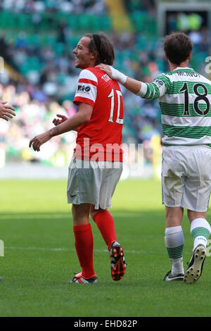 MAESTRIO Match de bienfaisance au Celtic Park comprend : Louis Tomlinson Où : Glasgow, Royaume-Uni Quand : 07 mai 2014 Banque D'Images