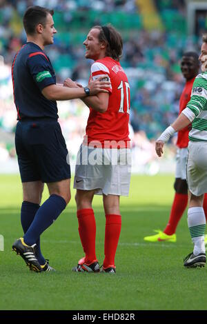 MAESTRIO Match de bienfaisance au Celtic Park comprend : Louis Tomlinson Où : Glasgow, Royaume-Uni Quand : 07 mai 2014 Banque D'Images