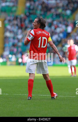 MAESTRIO Match de bienfaisance au Celtic Park comprend : Louis Tomlinson Où : Glasgow, Royaume-Uni Quand : 07 mai 2014 Banque D'Images