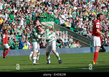 MAESTRIO Match de bienfaisance au Celtic Park comprend : James McAvoy Où : Glasgow, Royaume-Uni Quand : 07 mai 2014 Banque D'Images