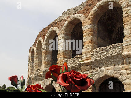 Roman Arena di Verona, Vérone, Italie Banque D'Images