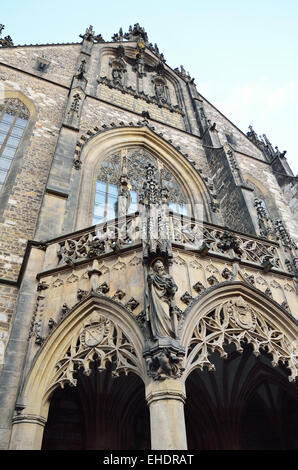 La Cathédrale des Saints Pierre et Paul, Brno Banque D'Images
