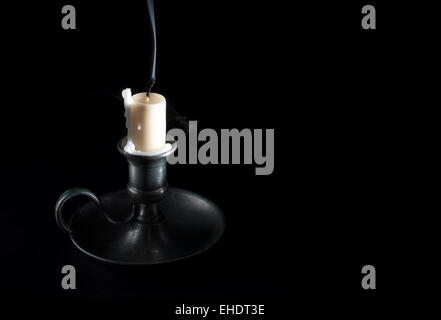 Chandelle éteinte Banque D'Images