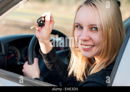 Voiture neuve Banque D'Images