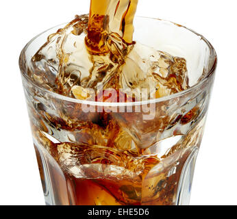 Verser le whisky Banque D'Images