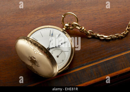 Montre en or Banque D'Images