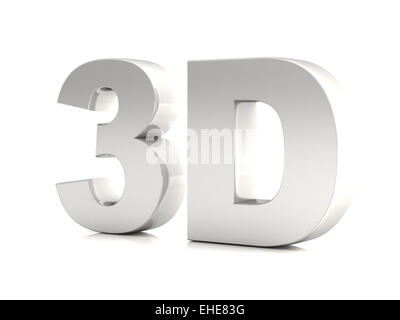Texte en 3D Banque D'Images