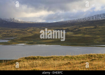 Paysage dans le Parc National de Sarek, Suède Banque D'Images