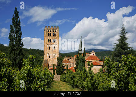 Abbaye de Saint Michel de Cuxa, France Banque D'Images