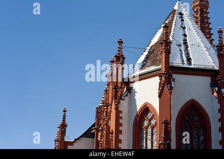 À Wuerzburg Marienkapelle Frankonia Allemagne Banque D'Images