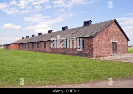 Auschwitz Birkenau camp de concentration. Banque D'Images