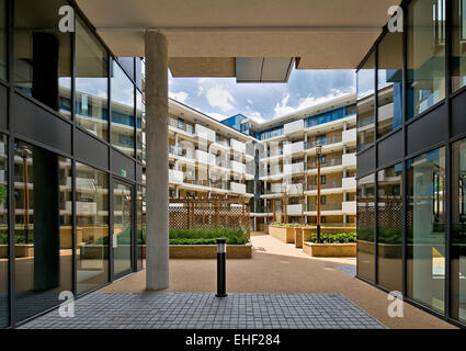 Central Park Apartments, Lewisham., Londres, Royaume-Uni. Architecte : bptw partenariat, 2014. Banque D'Images