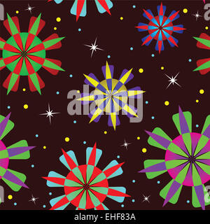 Abstract seamless géométrique Banque D'Images