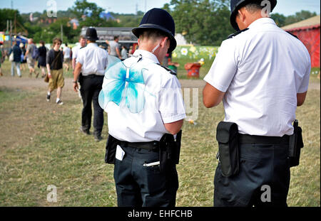 Glastonbury Festival 2010. Banque D'Images