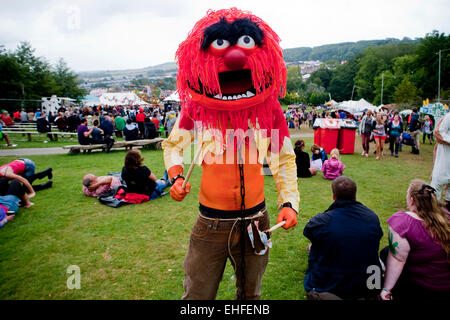 Bestival sur l'île de Wight en 2011. Banque D'Images