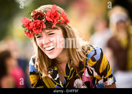 Cornbury Festival sauvage Deer Park Oxfordshire Août 2012. Banque D'Images