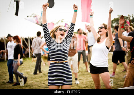 Cornbury Festival sauvage Deer Park Oxfordshire Août 2012. Banque D'Images