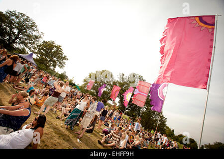 Cornbury Festival sauvage Deer Park Oxfordshire Août 2012. Banque D'Images