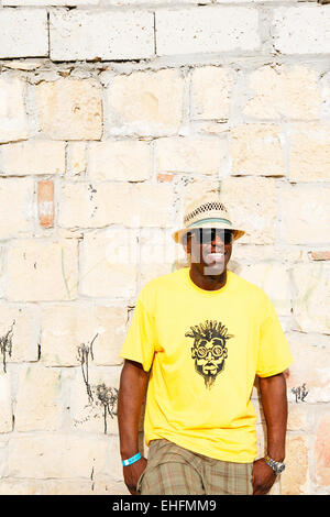 Portrait de Trevor Nelson Antigua 2006 Banque D'Images