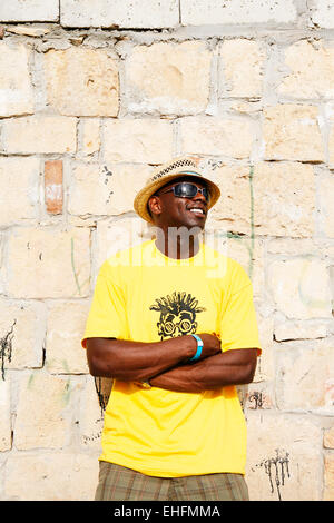 Portrait de Trevor Nelson Antigua 2006 Banque D'Images