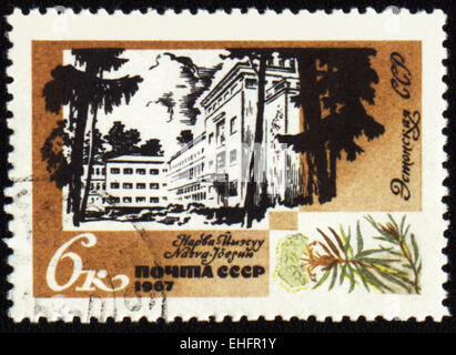 Urss - circa 1967 : timbres en URSS Banque D'Images