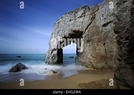 La Presqu'île de Quiberon, Bretagne, France Banque D'Images