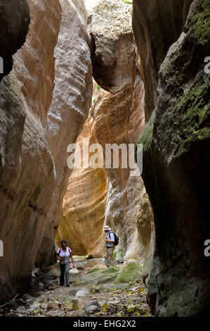 Piste à gorge d'Avgas à Chypre Banque D'Images