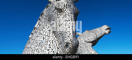 Les Kelpies. Falkirk. L'Ecosse Banque D'Images