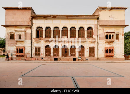 Une fois les restes d'une maison seigneuriale en Ram Bagh Park, Amritsar. Banque D'Images