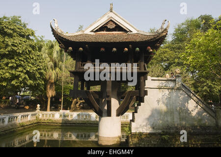 La Pagode au Pilier Unique, Hanoi, Vietnam, Asie Banque D'Images