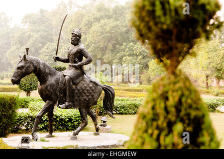 En dehors de la point de vue de Maharaja Ranjit Singh en Ram Bagh Park, Amritsar. Banque D'Images