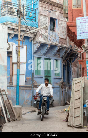La ville bleue, Jodhpur, Rajasthan, India Banque D'Images