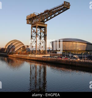 L'Écosse Glasgow Finnieston Crane Décembre 2014 Banque D'Images