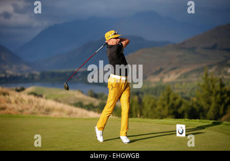 Arrowtown, Nouvelle-Zélande. 13Th Mar, 2015. Queen of Broadway Gill pendant deux rondes de la BMW 2015 Open de Golf de Nouvelle-Zélande, les collines, Arrowtown, Nouvelle-Zélande 13 mars 2015. Credit : Action Plus Sport/Alamy Live News Banque D'Images