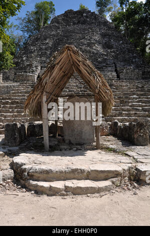 Coba Mayan Ruins près de Cancun au Mexique Banque D'Images