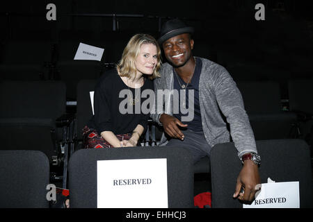 Soirée d'ouverture de 'dry' à la terre ici Arts Centre comprend : Celia Keenan-Bolger,Taye Diggs Où : New York City, New York, United States Quand : 08 mai 2014 Banque D'Images