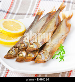 Poisson fumé Banque D'Images