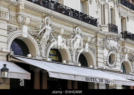 Hotel de Paris, Monte Carlo, Monaco Banque D'Images