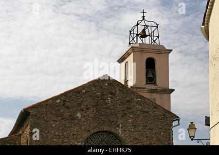 Dans l'église paroissiale Saint-Maxime, Côte d'Azur Banque D'Images