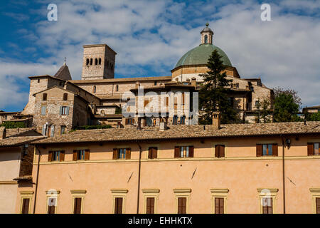 Église de San Rufino, Assise, Pérouse, Ombrie, Italie Banque D'Images