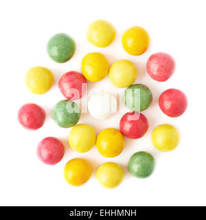 Plusieurs chewing-gum balls isolated Banque D'Images