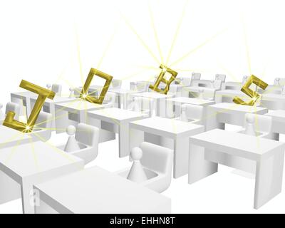 Illustration d'offres d'emploi Banque D'Images