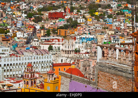 Site du patrimoine mondial de Guanajuato au Mexique Banque D'Images