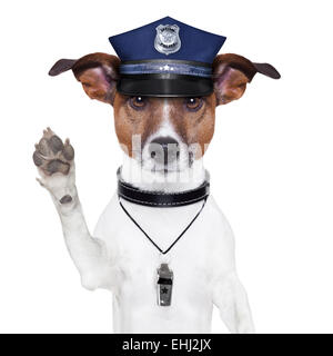 chien policier Banque D'Images