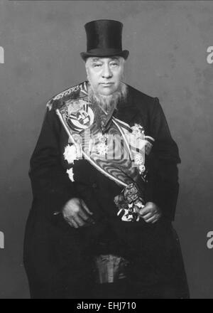 Paul Kruger, Président de l'Etat de l'Afrique du Sud ou la République du Transvaal, Paul Kruger à sa quatrième inauguration en 1898 Banque D'Images