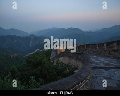 Grande muraille de Badaling chine Banque D'Images