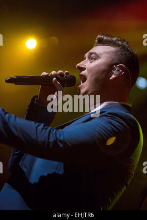 ITunes Festival 2014 au Roundhouse - Jour 9 - Performances Avec : Sam Smith Où : London, Royaume-Uni Quand : 09 mai 2014 Banque D'Images