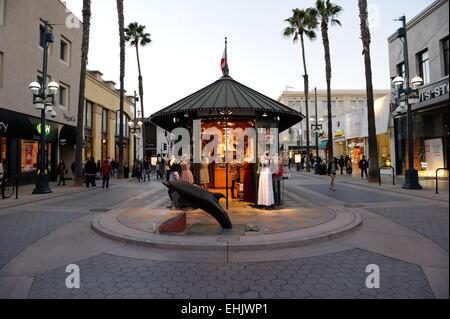 Promenade à Santa Monica Banque D'Images